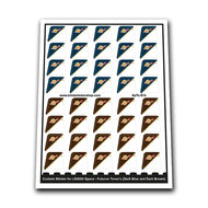 Custom Sticker - Futuron Torso&#039;s (Dark Blue and Dark Brown)