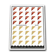 Custom Sticker - Futuron Torso&#039;s (Dark Red and Gold