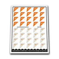 Custom Sticker - Futuron Torso&#039;s (Orange and Light Gray)