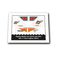 Replacement Sticker for Set 7695 - MX-11 Astro Fighter