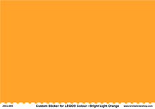 A5 Color Sheet - BRIGHT LIGHT ORANGE