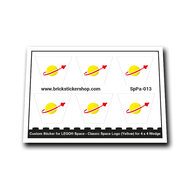 Custom Sticker - Classic Space Logo (Yellow) for 4 x 4 Wedge