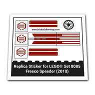 Replacement Sticker for Set 8085 - Freeco Speeder