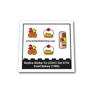 Replacement Sticker for Set 3796 - Small Bakery