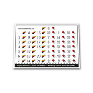 Replacement Sticker for Set 880002 - World Cup German Starter Set