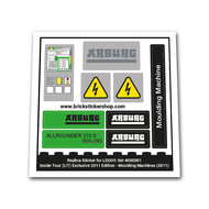 Replacement Sticker for Set 4000001- Moulding Machines