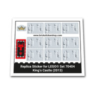 Replacement Sticker for Set 70404 - King&#039;s Castle