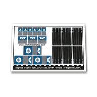 Replica Sticker voor Set 75044 - Droid Tri-Fighter
