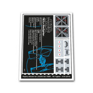 Replacement Sticker for Set 75095 - TIE Fighter - UCS