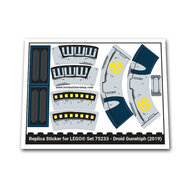 Replica Sticker voor Set 75233 - Droid Gunship