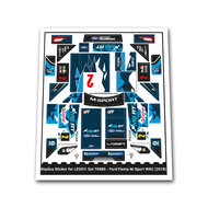 Replica Sticker voor Set 75885 - Ford Fiesta M-Sport WRC