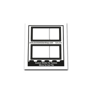 Custom Sticker for Technic - Mirror for 2x4 Tile