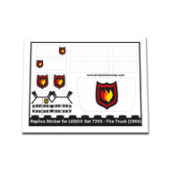 Replacement Sticker for Set 7239 - Fire Truck