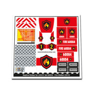 Replacement Sticker for Set 60004 - Fire Station