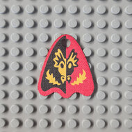 Custom Cloth -  Cape with Round Lobes and Large Dragon Knight Pattern