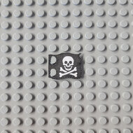 Custom Cloth - Black Flag with Jolly Roger (2335p30)