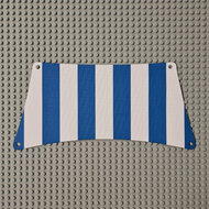 Replica Sailbb21 - Cloth Sail 30 x 15 Bottom with Blue Thick Stripes Pattern