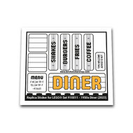Replacement Sticker for Set 910011 - 1950s Diner