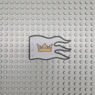 Custom Cloth - Flag 8 x 5 Wave with Royal Knight Crown on Grey