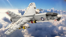 Custom Sticker - Rebrickable MOC-151000 1:72 Scale F-8E Crusader by HandSolo99