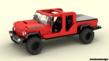 Custom Sticker - Rebrickable MOC-154370 - Jeep Gladiator Mojave by besbasdesign