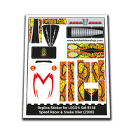 Replacement Sticker for Set 8158 - Speed Racer &amp; Snake Oiler