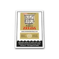 Alternative Sticker for Set 71374 - Nintendo Entertainment System (The Legend of Zelda)