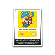 Alternative Sticker for Set 71374 - Nintendo Entertainment System (Super Mario Bros 3)