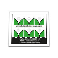 Replacement Sticker for Set 40079 - Mini Volkswagen T1 Camper Bus (VW Bus - Green Version))