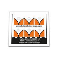 Replacement Sticker for Set 40079 - Mini Volkswagen T1 Camper Bus (VW Bus - Orange Version))