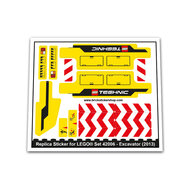 Replacement Sticker for Set 42006 - Excavator
