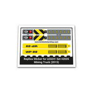 Replacement Sticker for Set 42035 - Mining Truck