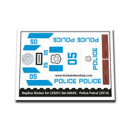 Replacement Sticker for Set 60045 - Police Patrol