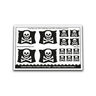 Custom Sticker - Pirates &amp; Pirates I Jolly Roger Flags