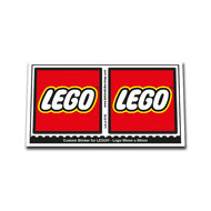 Custom Sticker - Lego Logo 80mm x 80mm