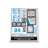 Replacement Sticker for Set 60044 - Mobile Police Unit