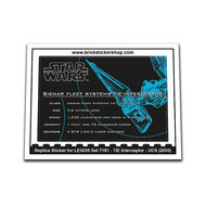 Replacement Sticker for Set 7181 - TIE Interceptor - UCS