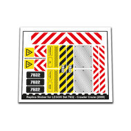 Replacement Sticker for Set 7632 - Crawler Crane