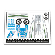 Replacement Sticker for Set 7868 - Mace Windu&#039;s Jedi Starfighter
