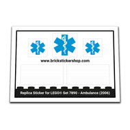 Replacement Sticker for Set 7890 - Ambulance