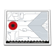 Replacement Sticker for Set 7931 - T-6 Jedi Shuttle