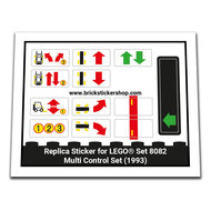 Replacement Sticker for Set 8082 - Multi Control Set