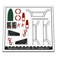 Replica Sticker voor Set 8088 - ARC-170 Starfighter