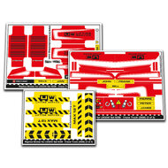 Replica Sticker voor Set 8258 - Crane Truck