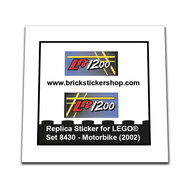 Replacement Sticker for Set 8430 - Motorbike