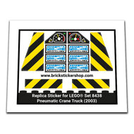 Replacement Sticker for Set 8438 - Pneumatic Crane Truck