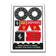 Replica Sticker voor Set 8653 - Enzo Ferrari 1-10