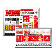 Replacement Sticker for Set 8672 - Ferrari Finish Line (Barichello Version)