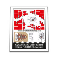 Replacement Sticker for Set 6242 - Soldier&#039;s Fort (Red Version)