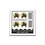 Replacement Sticker for Set 6359 - Horse, Paard Trailer